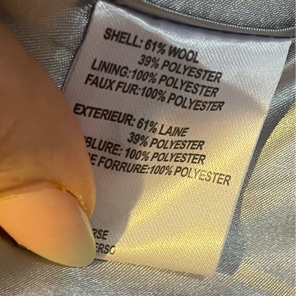 Calvin Klein Wool Coat - Picture 10 of 12